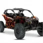 Preview: Quake Dunkelorange XL Version für Can-Am Maverick X3 2 Doors